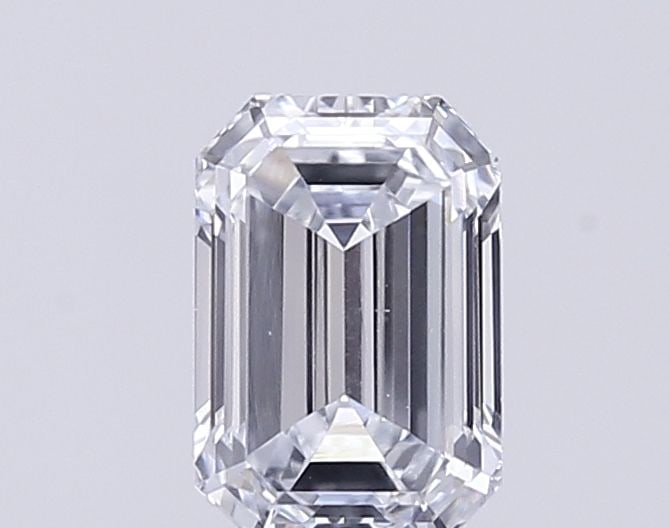 Loose Diamond - EMERALD 0.74ct F VS1: Loose Diamond - EMERALD 0.74ct F VS1 Source: This is a real non-mined Diamond that has been grown in a lab Shape: EMERALD Carats: 0.74 Color: F Clarity: VS1 Certification: IGI Video: