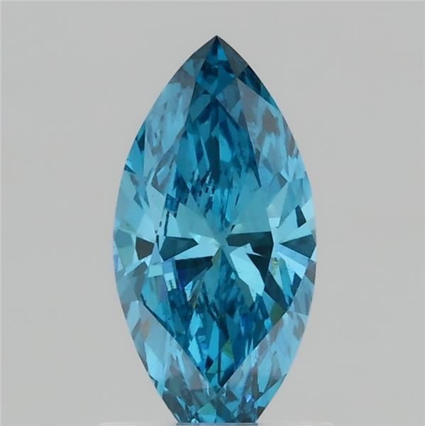 Loose Diamond - MARQUISE 0.81ct Fancy Vivid Blue VS1: Loose Diamond - MARQUISE 0.81ct Fancy Vivid Blue VS1 Source: This is a real non-mined Diamond that has been grown in a lab Shape: MARQUISE Carats: 0.81 Color: Fancy Vivid Blue Certification: IGI Video