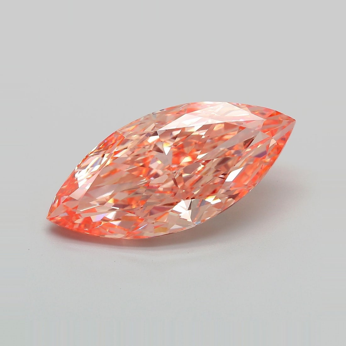Loose Diamond - MARQUISE 10.11ct Fancy Vivid Pink VVS2: Loose Diamond - MARQUISE 10.11ct Fancy Vivid Pink VVS2 Source: This is a real non-mined Diamond that has been grown in a lab Shape: MARQUISE Carats: 10.11 Color: Fancy Vivid Pink Certification: IGI Vi