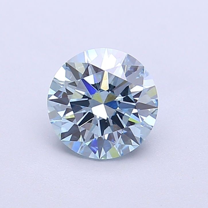 Ideal Loose Diamond - ROUND 1.08ct Fancy Vivid Blue VS1: Ideal Loose Diamond - ROUND 1.08ct Fancy Vivid Blue VS1 Source: This is a real non-mined Diamond that has been grown in a lab Shape: ROUND Carats: 1.08 Color: Fancy Vivid Blue Certification: IGI Video