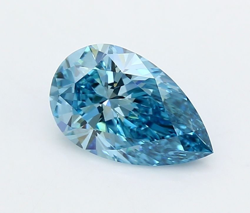 Loose Diamond - PEAR 1.59ct Fancy Vivid Blue IF: Loose Diamond - PEAR 1.59ct Fancy Vivid Blue IF Source: This is a real non-mined Diamond that has been grown in a lab Shape: PEAR Carats: 1.59 Color: Fancy Vivid Blue Certification: IGI Video:
