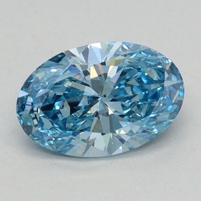 Loose Diamond - OVAL 0.57ct Fancy Vivid Blue VS1: Loose Diamond - OVAL 0.57ct Fancy Vivid Blue VS1 Source: This is a real non-mined Diamond that has been grown in a lab Shape: OVAL Carats: 0.57 Color: Fancy Vivid Blue Certification: IGI Video:
