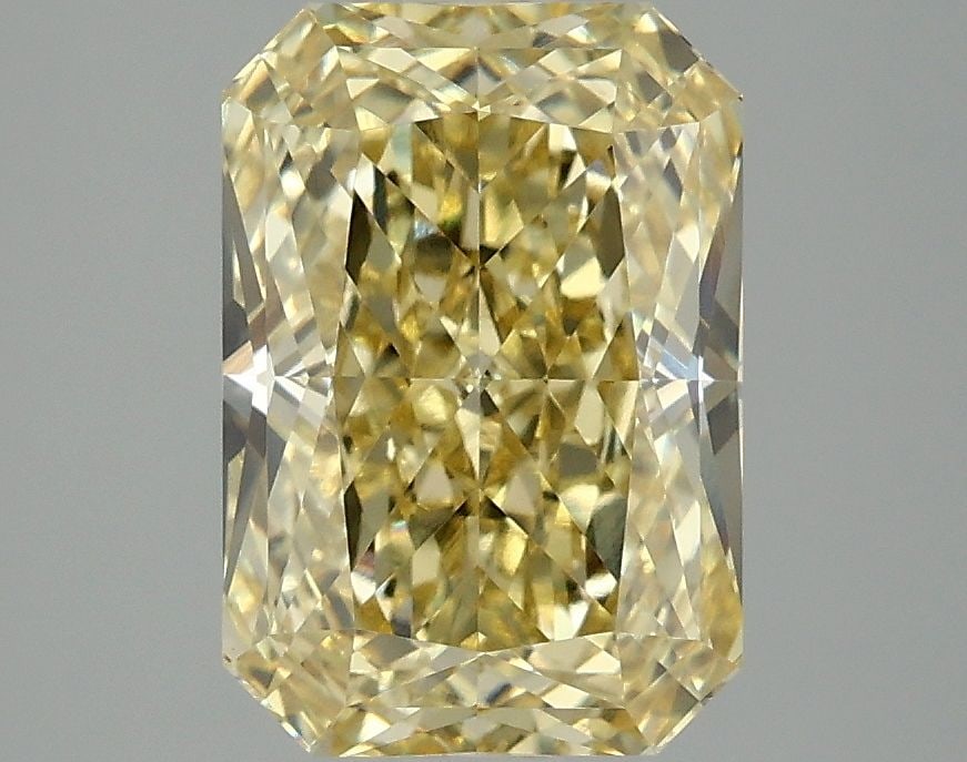 Loose Diamond - RADIANT 3.03ct Fancy Intense Yellow VS1: Loose Diamond - RADIANT 3.03ct Fancy Intense Yellow VS1 Source: This is a real non-mined Diamond that has been grown in a lab Shape: RADIANT Carats: 3.03 Color: Fancy Intense Yellow Certification: IGI