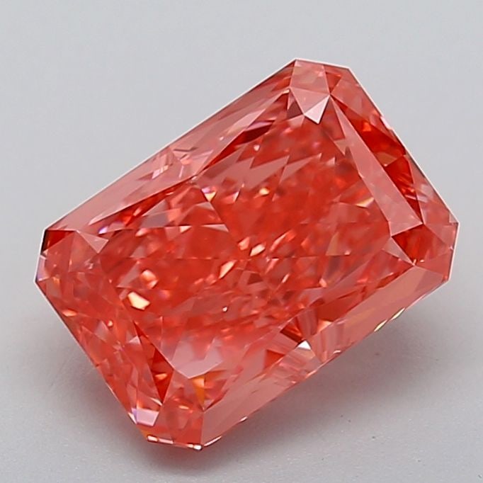 Loose Diamond - RADIANT 3.47ct Fancy Vivid Pink VS1: Loose Diamond - RADIANT 3.47ct Fancy Vivid Pink VS1 Source: This is a real non-mined Diamond that has been grown in a lab Shape: RADIANT Carats: 3.47 Color: Fancy Vivid Pink Certification: IGI Video: