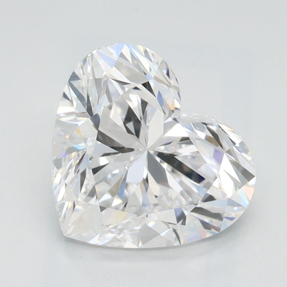 Loose Diamond - HEART 2.15ct D IF: Loose Diamond - HEART 2.15ct D IF Source: This is a real non-mined Diamond that has been grown in a lab Shape: HEART Carats: 2.15 Color: D Clarity: IF Certification: IGI Video: