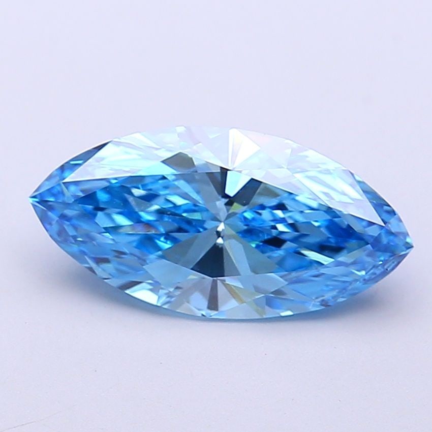 Loose Diamond - MARQUISE 2.01ct Fancy Vivid Blue VS1: Loose Diamond - MARQUISE 2.01ct Fancy Vivid Blue VS1 Source: This is a real non-mined Diamond that has been grown in a lab Shape: MARQUISE Carats: 2.01 Color: Fancy Vivid Blue Certification: IGI Video