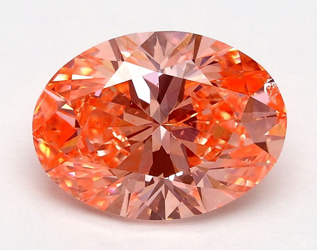 Loose Diamond - OVAL 2.51ct Fancy Vivid Pink SI1: Loose Diamond - OVAL 2.51ct Fancy Vivid Pink SI1 Source: This is a real non-mined Diamond that has been grown in a lab Shape: OVAL Carats: 2.51 Color: Fancy Vivid Pink Certification: IGI Video: