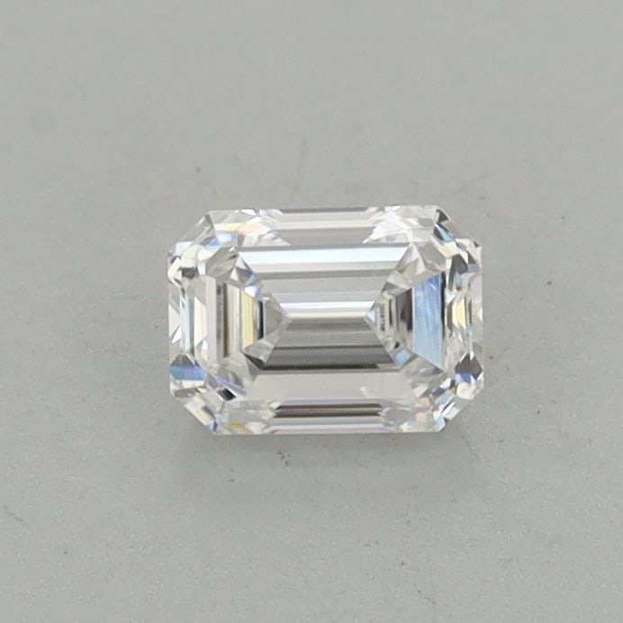 Loose Diamond - EMERALD 0.43ct E VVS2: Loose Diamond - EMERALD 0.43ct E VVS2 Source: This is a real non-mined Diamond that has been grown in a lab Shape: EMERALD Carats: 0.43 Color: E Clarity: VVS2 Certification: IGI Video: