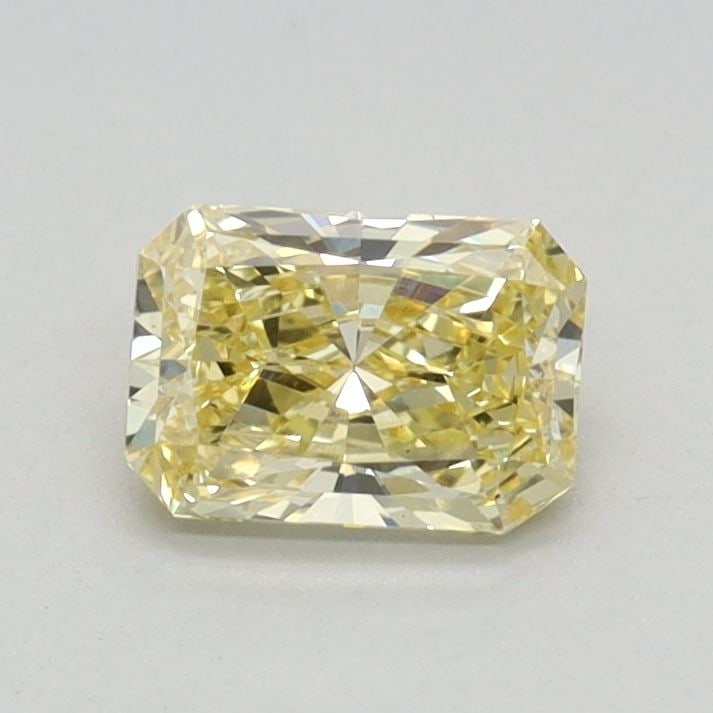 Loose Diamond - RADIANT 0.53ct Fancy Intense Yellow VS1: Loose Diamond - RADIANT 0.53ct Fancy Intense Yellow VS1 Source: This is a real non-mined Diamond that has been grown in a lab Shape: RADIANT Carats: 0.53 Color: Fancy Intense Yellow Certification: IGI