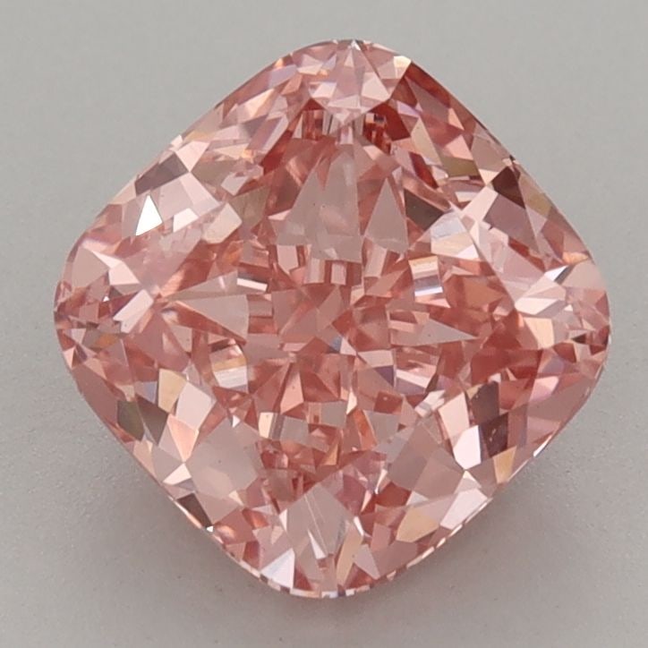 Loose Diamond - CUSHION MODIFIED 2.36ct Fancy Vivid Pink VS1: Loose Diamond - CUSHION MODIFIED 2.36ct Fancy Vivid Pink VS1 Source: This is a real non-mined Diamond that has been grown in a lab Shape: CUSHION MODIFIED Carats: 2.36 Color: Fancy Vivid Pink Certific