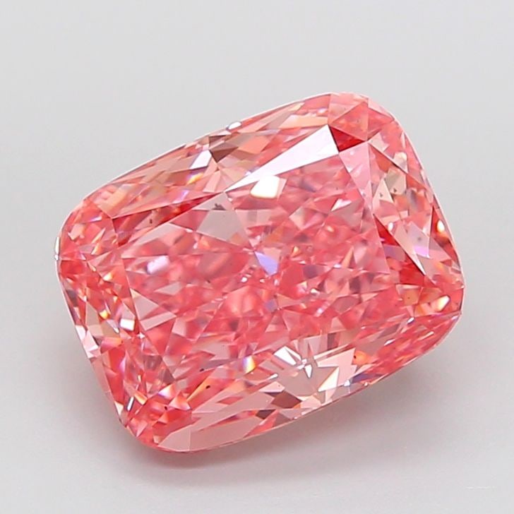Loose Diamond - CUSHION MODIFIED 7.01ct Fancy Vivid Pink VS2: Loose Diamond - CUSHION MODIFIED 7.01ct Fancy Vivid Pink VS2 Source: This is a real non-mined Diamond that has been grown in a lab Shape: CUSHION MODIFIED Carats: 7.01 Color: Fancy Vivid Pink Certific