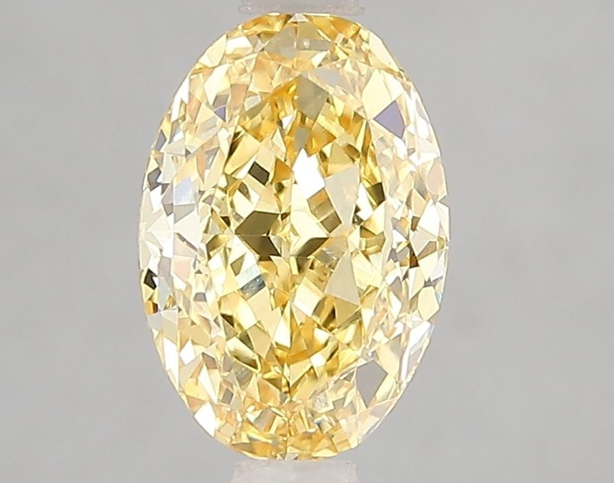Loose Diamond - OVAL 2.03ct Fancy Vivid Yellow VS1: Loose Diamond - OVAL 2.03ct Fancy Vivid Yellow VS1 Source: This is a real non-mined Diamond that has been grown in a lab Shape: OVAL Carats: 2.03 Color: Fancy Vivid Yellow Certification: IGI Video: