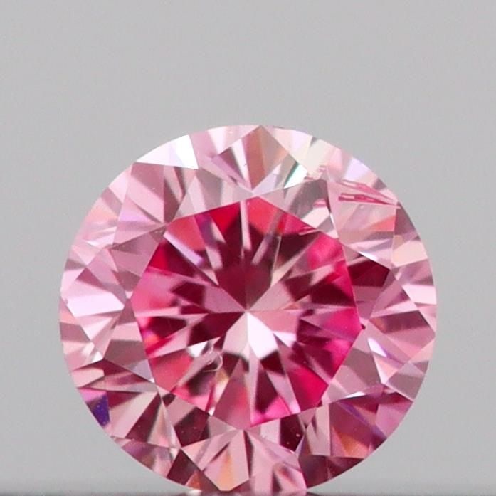 Loose Diamond - ROUND 0.11ct Fancy Vivid Pink SI1: Loose Diamond - ROUND 0.11ct Fancy Vivid Pink SI1 Source: This is a real non-mined Diamond that has been grown in a lab Shape: ROUND Carats: 0.11 Color: Fancy Vivid Pink Certification: IGI Video: