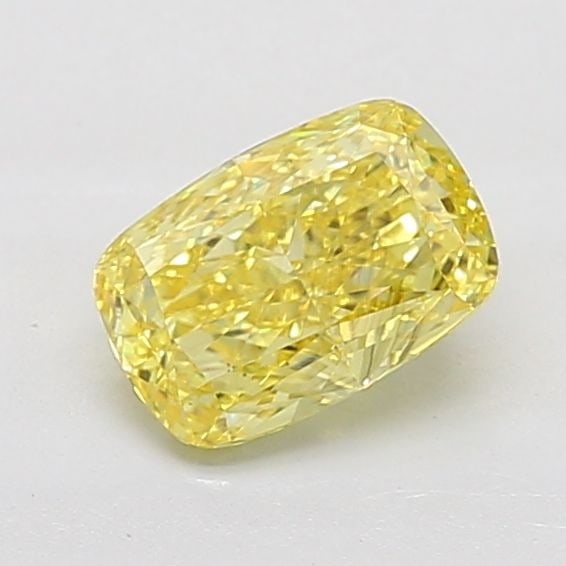 Loose Diamond - CUSHION MODIFIED 1.6ct Fancy Vivid Yellow VS2: Loose Diamond - CUSHION MODIFIED 1.6ct Fancy Vivid Yellow VS2 Source: This is a real non-mined Diamond that has been grown in a lab Shape: CUSHION MODIFIED Carats: 1.6 Color: Fancy Vivid Yellow Certif