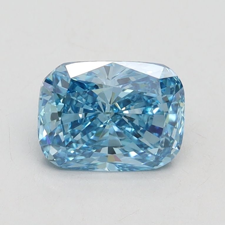 Loose Diamond - CUSHION MODIFIED 1.0ct Fancy Vivid Blue VS1: Loose Diamond - CUSHION MODIFIED 1.0ct Fancy Vivid Blue VS1 Source: This is a real non-mined Diamond that has been grown in a lab Shape: CUSHION MODIFIED Carats: 1.0 Color: Fancy Vivid Blue Certificat