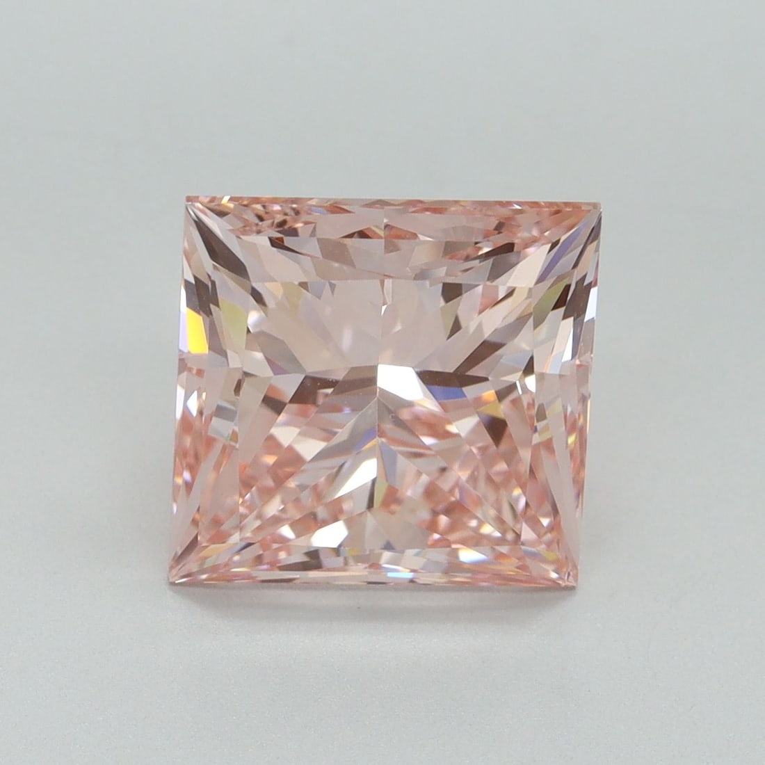 Loose Diamond - PRINCESS 5.21ct Fancy Intense Pink VS1: Loose Diamond - PRINCESS 5.21ct Fancy Intense Pink VS1 Source: This is a real non-mined Diamond that has been grown in a lab Shape: PRINCESS Carats: 5.21 Color: Fancy Intense Pink Certification: IGI V