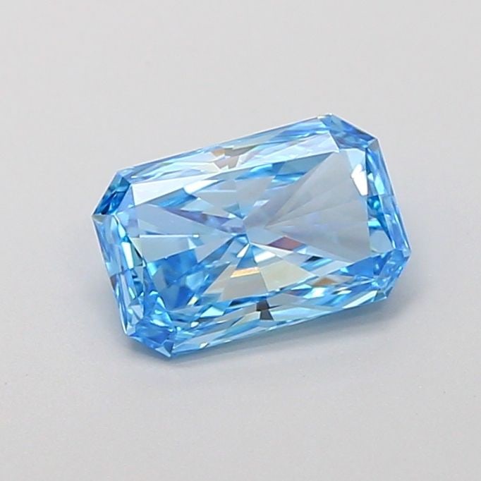 Loose Diamond - RADIANT 0.98ct Fancy Vivid Blue VS1: Loose Diamond - RADIANT 0.98ct Fancy Vivid Blue VS1 Source: This is a real non-mined Diamond that has been grown in a lab Shape: RADIANT Carats: 0.98 Color: Fancy Vivid Blue Certification: IGI Video: