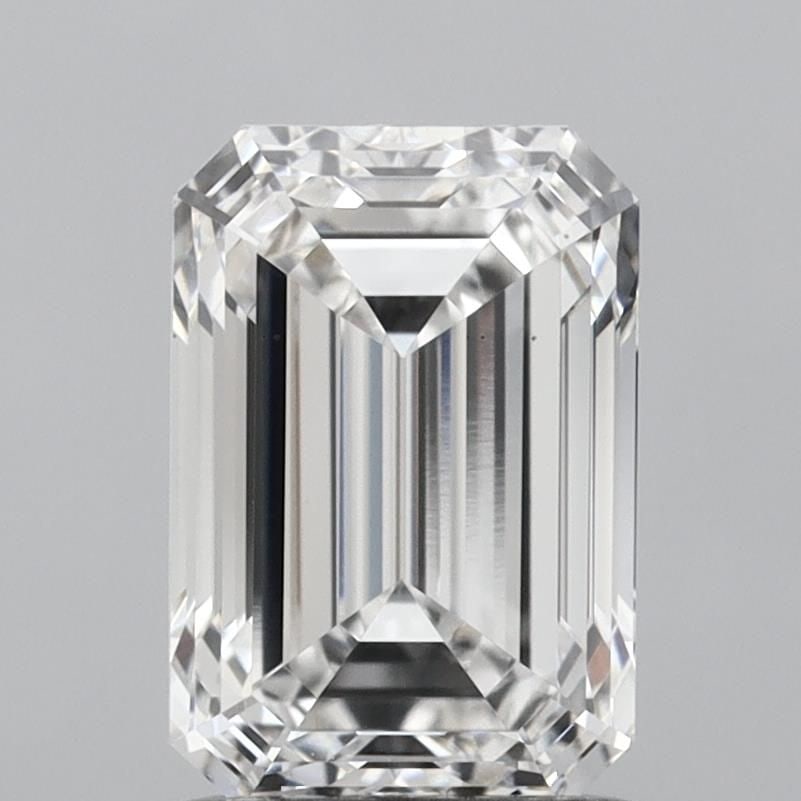Loose Diamond - EMERALD 1.55ct E VS1: Loose Diamond - EMERALD 1.55ct E VS1 Source: This is a real non-mined Diamond that has been grown in a lab Shape: EMERALD Carats: 1.55 Color: E Clarity: VS1 Certification: IGI Video: