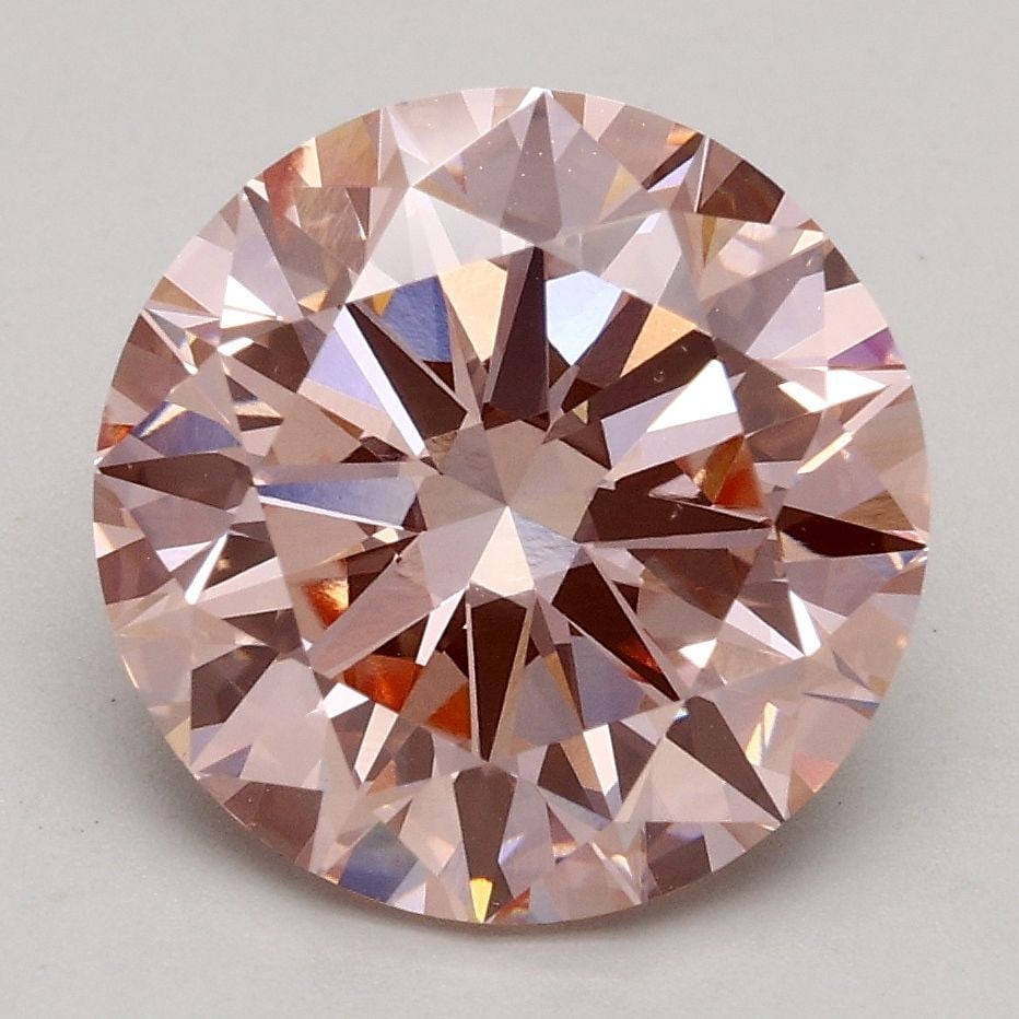 Loose Diamond - ROUND 3.0ct Fancy Intense Pink SI1: Loose Diamond - ROUND 3.0ct Fancy Intense Pink SI1 Source: This is a real non-mined Diamond that has been grown in a lab Shape: ROUND Carats: 3.0 Color: Fancy Intense Pink Certification: IGI Video: