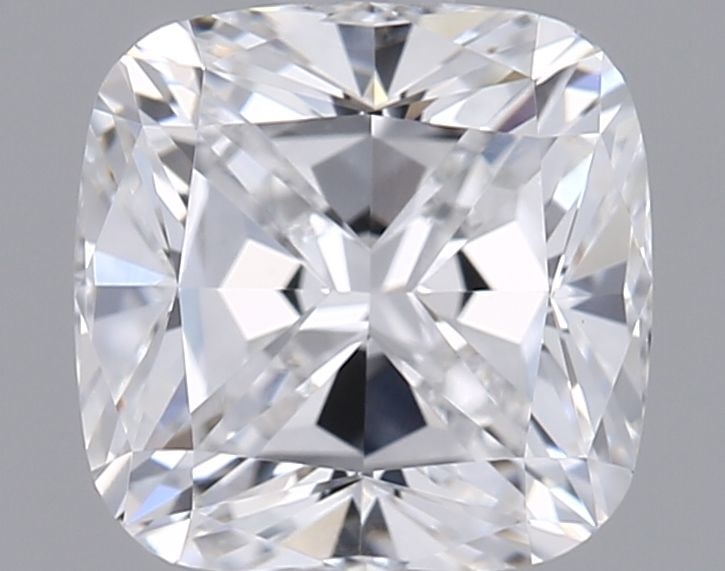 Loose Diamond - CUSHION MODIFIED 1.5ct D VVS2: Loose Diamond - CUSHION MODIFIED 1.5ct D VVS2 Source: This is a real non-mined Diamond that has been grown in a lab Shape: CUSHION MODIFIED Carats: 1.5 Color: D Clarity: VVS2 Certification: IGI Video: