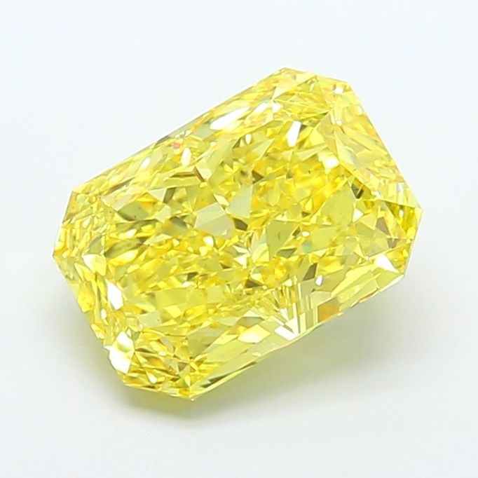 Loose Diamond - RADIANT 5.85ct Fancy Vivid Yellow VS1: Loose Diamond - RADIANT 5.85ct Fancy Vivid Yellow VS1 Source: This is a real non-mined Diamond that has been grown in a lab Shape: RADIANT Carats: 5.85 Color: Fancy Vivid Yellow Certification: IGI Vid