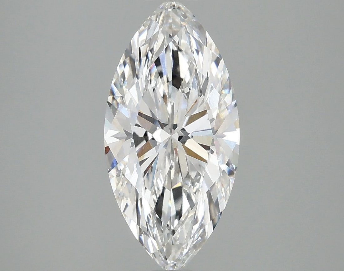 Loose Diamond - MARQUISE 2.1ct E VS1: Loose Diamond - MARQUISE 2.1ct E VS1 Source: This is a real non-mined Diamond that has been grown in a lab Shape: MARQUISE Carats: 2.1 Color: E Clarity: VS1 Certification: IGI Video: