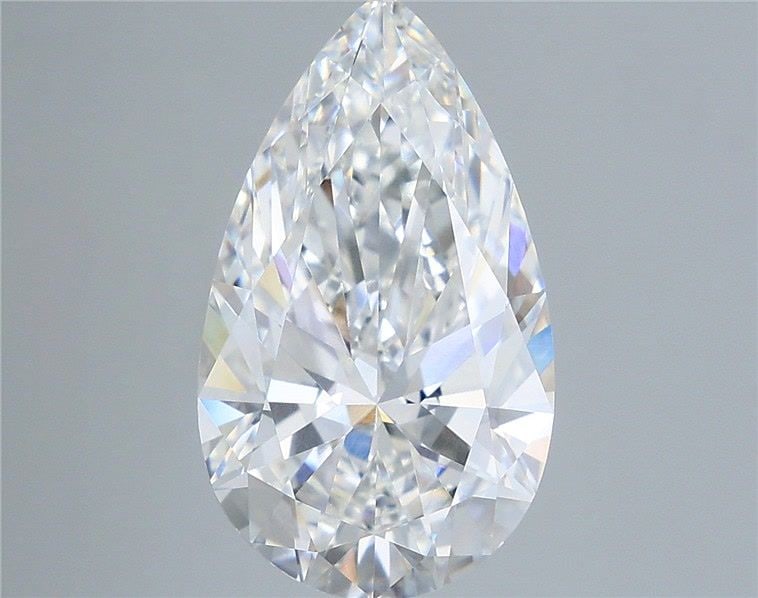 Loose Diamond - PEAR 5.06ct E VVS2: Loose Diamond - PEAR 5.06ct E VVS2 Source: This is a real non-mined Diamond that has been grown in a lab Shape: PEAR Carats: 5.06 Color: E Clarity: VVS2 Certification: IGI Video: