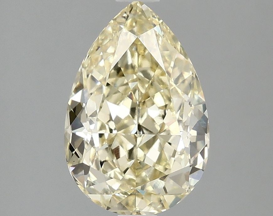 Loose Diamond - PEAR 2.1ct Fancy Intense Yellow VS1: Loose Diamond - PEAR 2.1ct Fancy Intense Yellow VS1 Source: This is a real non-mined Diamond that has been grown in a lab Shape: PEAR Carats: 2.1 Color: Fancy Intense Yellow Certification: IGI Video: