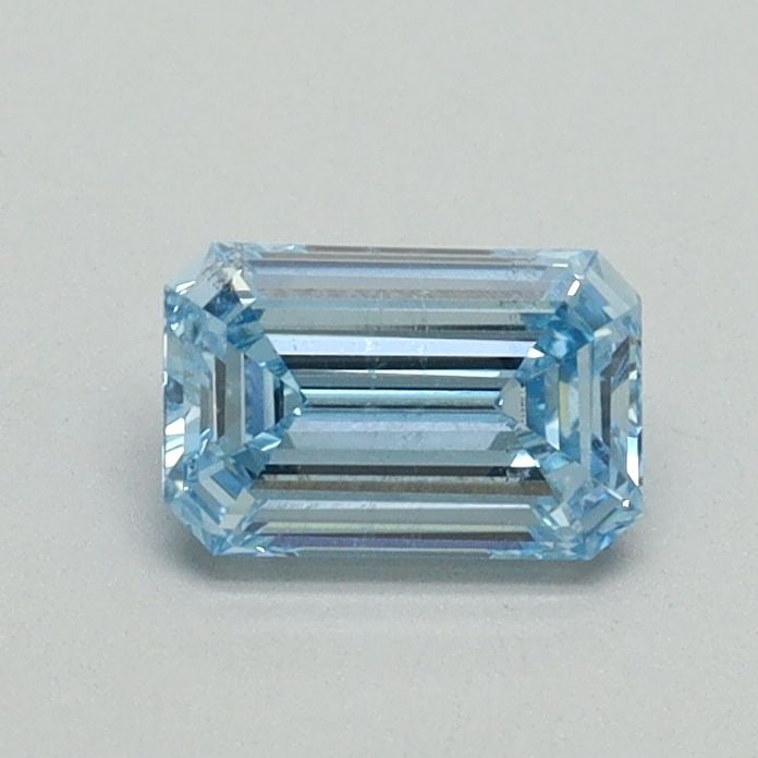 Loose Diamond - EMERALD 0.51ct Fancy Intense Blue VS2: Loose Diamond - EMERALD 0.51ct Fancy Intense Blue VS2 Source: This is a real non-mined Diamond that has been grown in a lab Shape: EMERALD Carats: 0.51 Color: Fancy Intense Blue Certification: IGI Vid