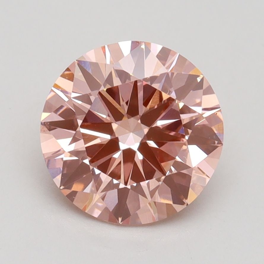 Loose Diamond - ROUND 2.02ct Fancy Intense Pink VS2: Loose Diamond - ROUND 2.02ct Fancy Intense Pink VS2 Source: This is a real non-mined Diamond that has been grown in a lab Shape: ROUND Carats: 2.02 Color: Fancy Intense Pink Certification: IGI Video: