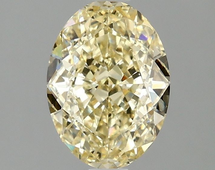 Loose Diamond - OVAL 1.58ct Fancy Intense Yellow VS1: Loose Diamond - OVAL 1.58ct Fancy Intense Yellow VS1 Source: This is a real non-mined Diamond that has been grown in a lab Shape: OVAL Carats: 1.58 Color: Fancy Intense Yellow Certification: IGI Video