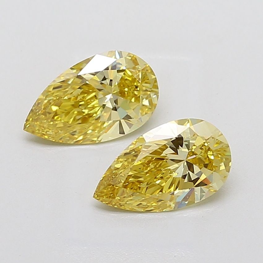 Loose Diamond - PEAR 1.09ct Fancy Intense Yellow VVS2: Loose Diamond - PEAR 1.09ct Fancy Intense Yellow VVS2 Source: This is a real non-mined Diamond that has been grown in a lab Shape: PEAR Carats: 1.09 Color: Fancy Intense Yellow Certification: IGI Vide