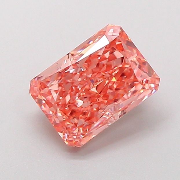 Loose Diamond - RADIANT 2.06ct Fancy Intense Brownish Pink VS2: Loose Diamond - RADIANT 2.06ct Fancy Intense Brownish Pink VS2 Source: This is a real non-mined Diamond that has been grown in a lab Shape: RADIANT Carats: 2.06 Color: Fancy Intense Brownish Pink Cert