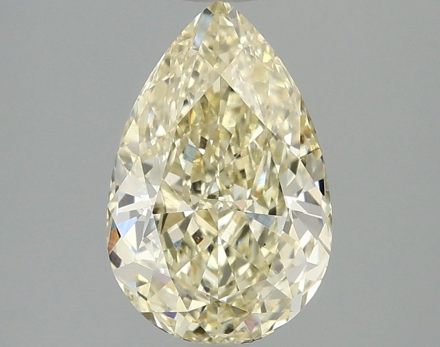 Loose Diamond - PEAR 2.08ct Fancy Intense Yellow VS1: Loose Diamond - PEAR 2.08ct Fancy Intense Yellow VS1 Source: This is a real non-mined Diamond that has been grown in a lab Shape: PEAR Carats: 2.08 Color: Fancy Intense Yellow Certification: IGI Video