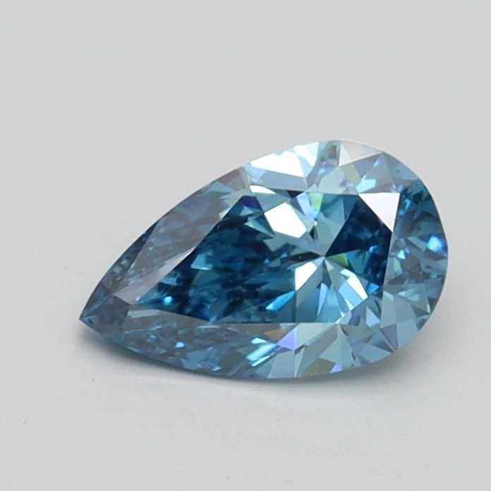 Loose Diamond - PEAR 0.52ct Fancy Vivid Blue VS1: Loose Diamond - PEAR 0.52ct Fancy Vivid Blue VS1 Source: This is a real non-mined Diamond that has been grown in a lab Shape: PEAR Carats: 0.52 Color: Fancy Vivid Blue Certification: IGI Video: