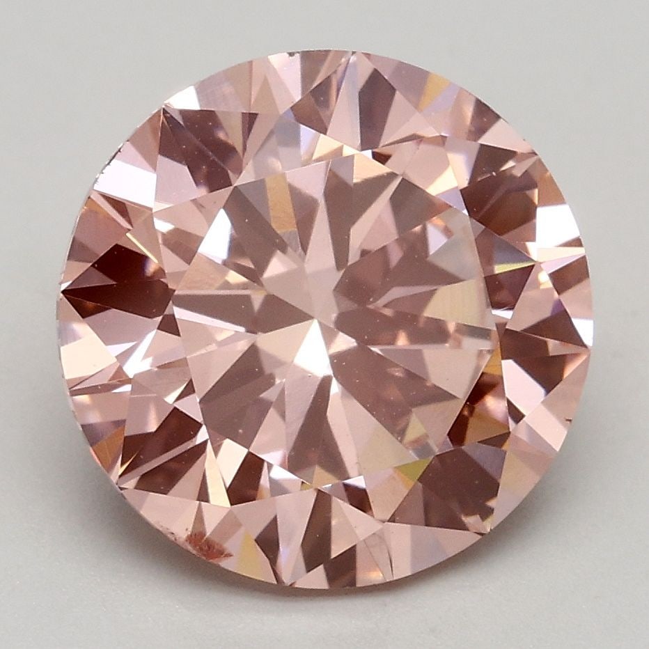 Loose Diamond - ROUND 3.01ct Fancy Intense Pink SI1: Loose Diamond - ROUND 3.01ct Fancy Intense Pink SI1 Source: This is a real non-mined Diamond that has been grown in a lab Shape: ROUND Carats: 3.01 Color: Fancy Intense Pink Certification: IGI Video: