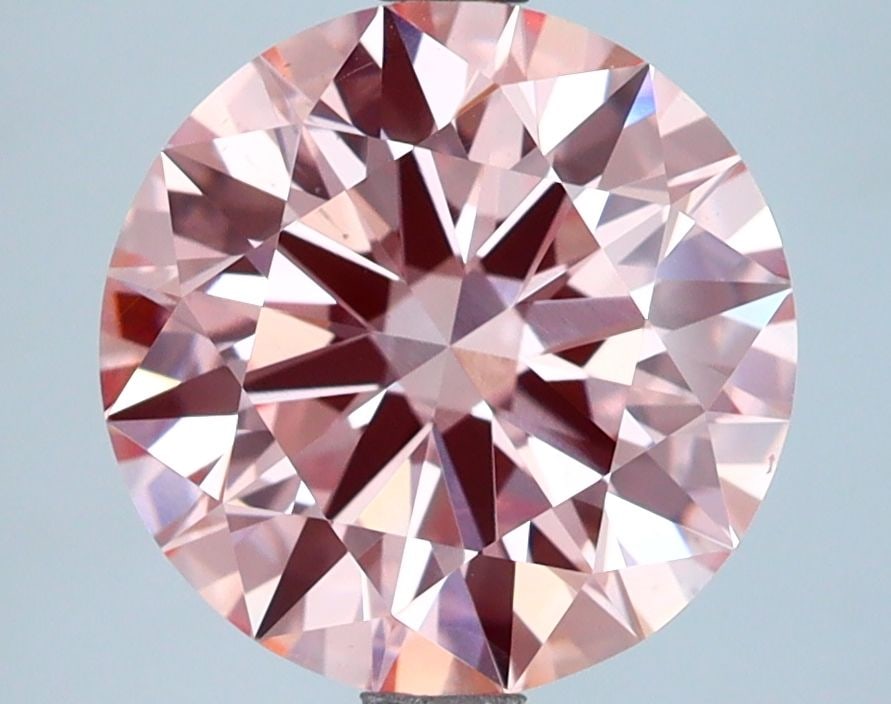 Ideal Loose Diamond - ROUND 3.13ct Fancy Intense Pink VS1: Ideal Loose Diamond - ROUND 3.13ct Fancy Intense Pink VS1 Source: This is a real non-mined Diamond that has been grown in a lab Shape: ROUND Carats: 3.13 Color: Fancy Intense Pink Certification: IGI V