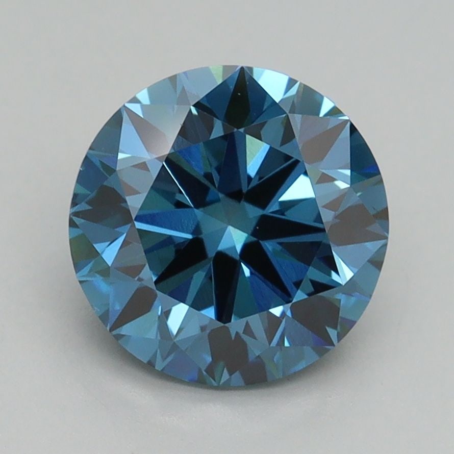 Loose Diamond - ROUND 2.3ct Fancy Vivid Blue VS1 (1 of 1)