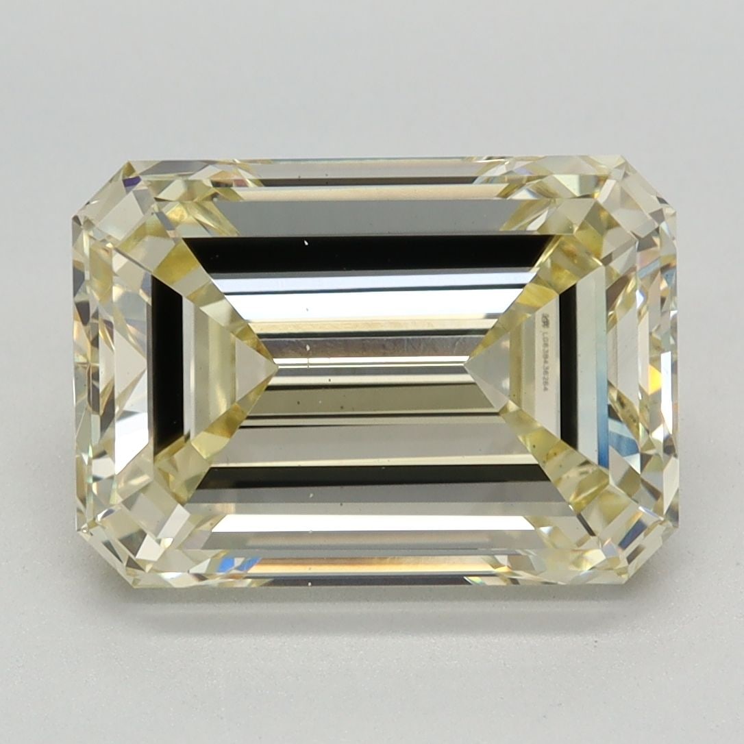 Loose Diamond - EMERALD 4.55ct Fancy Yellow VS2: Loose Diamond - EMERALD 4.55ct Fancy Yellow VS2 Source: This is a real non-mined Diamond that has been grown in a lab Shape: EMERALD Carats: 4.55 Color: Fancy Yellow Certification: IGI Video: