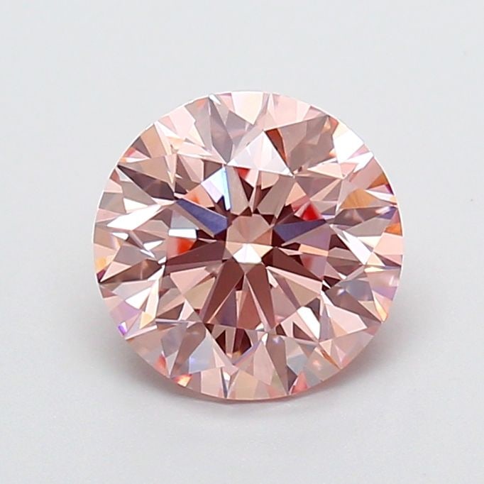 Ideal Loose Diamond - ROUND 2.05ct Fancy Vivid Pink VS1: Ideal Loose Diamond - ROUND 2.05ct Fancy Vivid Pink VS1 Source: This is a real non-mined Diamond that has been grown in a lab Shape: ROUND Carats: 2.05 Color: Fancy Vivid Pink Certification: IGI Video