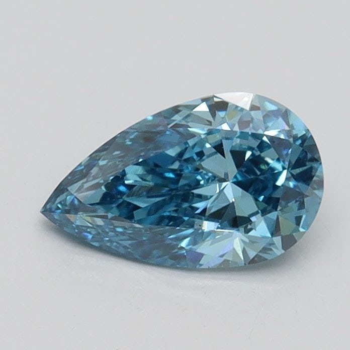Loose Diamond - PEAR 0.6ct Fancy Vivid Blue VS1: Loose Diamond - PEAR 0.6ct Fancy Vivid Blue VS1 Source: This is a real non-mined Diamond that has been grown in a lab Shape: PEAR Carats: 0.6 Color: Fancy Vivid Blue Certification: IGI Video: