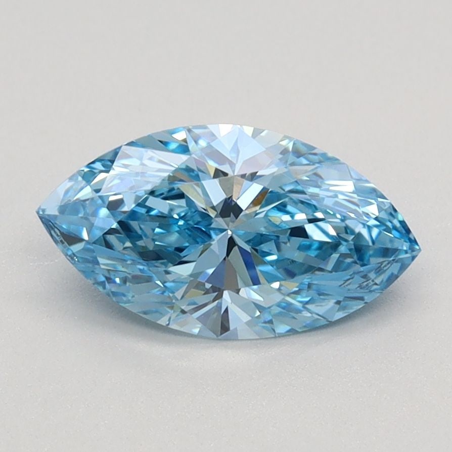 Loose Diamond - MARQUISE 1.01ct Fancy Vivid Blue VS1: Loose Diamond - MARQUISE 1.01ct Fancy Vivid Blue VS1 Source: This is a real non-mined Diamond that has been grown in a lab Shape: MARQUISE Carats: 1.01 Color: Fancy Vivid Blue Certification: IGI Video