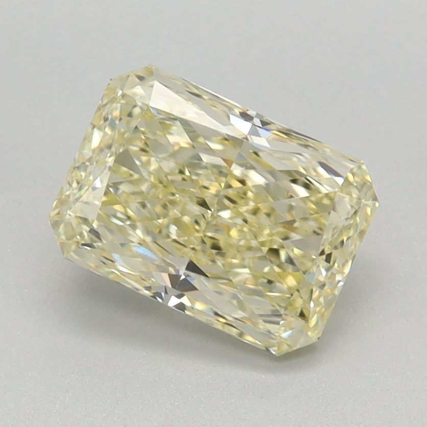 Loose Diamond - RADIANT 1.1ct Fancy Yellow VVS2: Loose Diamond - RADIANT 1.1ct Fancy Yellow VVS2 Source: This is a real non-mined Diamond that has been grown in a lab Shape: RADIANT Carats: 1.1 Color: Fancy Yellow Certification: IGI Video:
