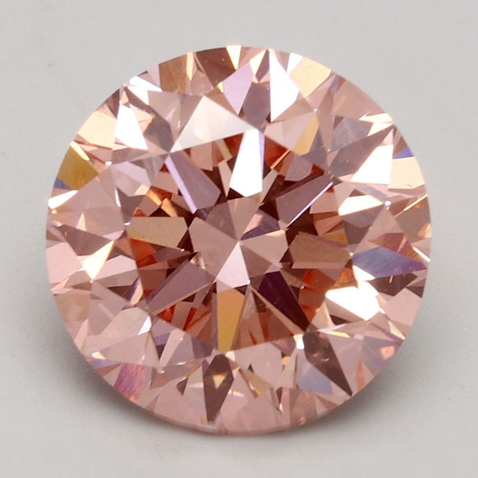 Loose Diamond - ROUND 3.01ct Fancy Intense Pink VS2: Loose Diamond - ROUND 3.01ct Fancy Intense Pink VS2 Source: This is a real non-mined Diamond that has been grown in a lab Shape: ROUND Carats: 3.01 Color: Fancy Intense Pink Certification: IGI Video: