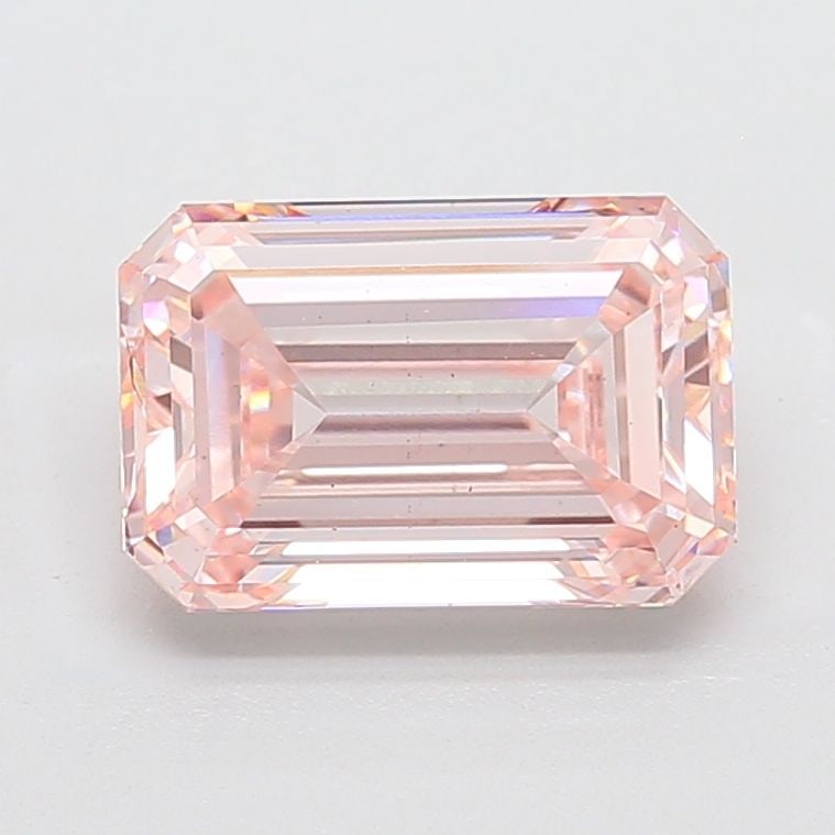 Loose Diamond - EMERALD 5.03ct Fancy Intense Pink VS2: Loose Diamond - EMERALD 5.03ct Fancy Intense Pink VS2 Source: This is a real non-mined Diamond that has been grown in a lab Shape: EMERALD Carats: 5.03 Color: Fancy Intense Pink Certification: IGI Add