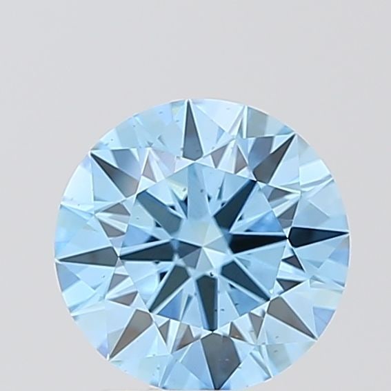 Ideal Loose Diamond - ROUND 1.57ct Fancy Vivid Blue VS2: Ideal Loose Diamond - ROUND 1.57ct Fancy Vivid Blue VS2 Source: This is a real non-mined Diamond that has been grown in a lab Shape: ROUND Carats: 1.57 Color: Fancy Vivid Blue Certification: IGI Video