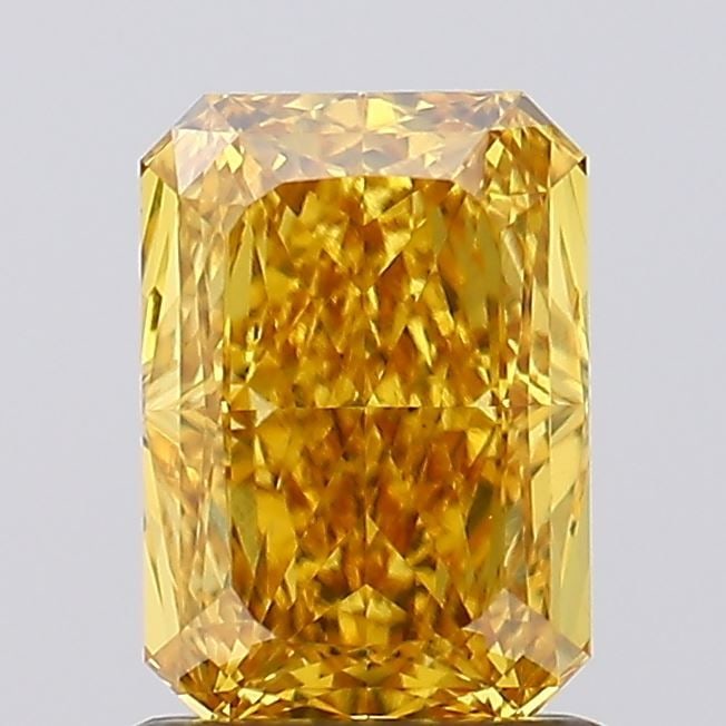Loose Diamond - RADIANT 1.25ct Fancy Vivid Yellow VS1: Loose Diamond - RADIANT 1.25ct Fancy Vivid Yellow VS1 Source: This is a real non-mined Diamond that has been grown in a lab Shape: RADIANT Carats: 1.25 Color: Fancy Vivid Yellow Certification: IGI Vid