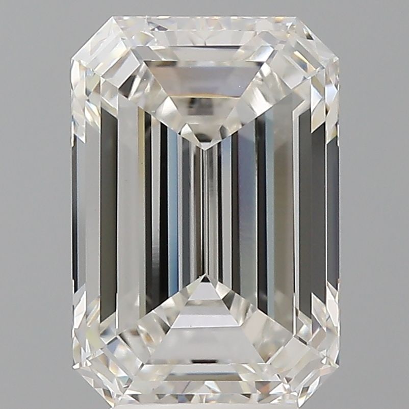 Loose Diamond - EMERALD 4.53ct F VVS2: Loose Diamond - EMERALD 4.53ct F VVS2 Source: This is a real non-mined Diamond that has been grown in a lab Shape: EMERALD Carats: 4.53 Color: F Clarity: VVS2 Certification: IGI Video: