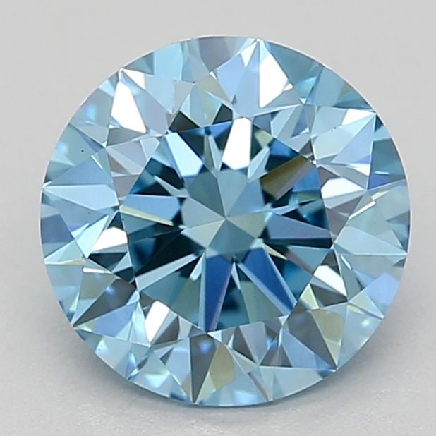 Loose Diamond - ROUND 1.29ct Fancy Vivid Blue VS1: Loose Diamond - ROUND 1.29ct Fancy Vivid Blue VS1 Source: This is a real non-mined Diamond that has been grown in a lab Shape: ROUND Carats: 1.29 Color: Fancy Vivid Blue Certification: IGI Video: