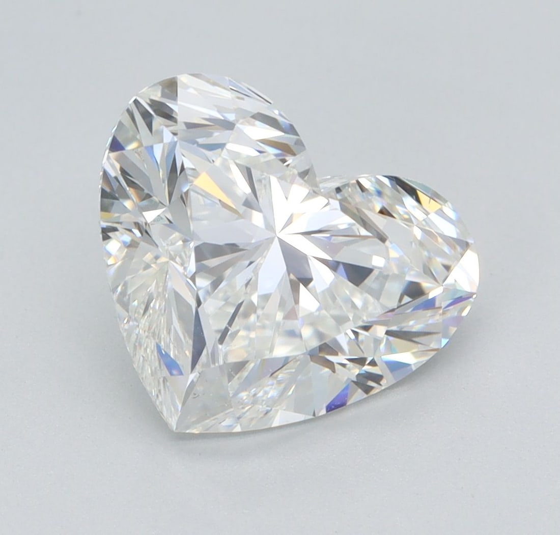 Loose Diamond - HEART 3.0ct G SI1: Loose Diamond - HEART 3.0ct G SI1 Source: This is a real non-mined Diamond that has been grown in a lab Shape: HEART Carats: 3.0 Color: G Clarity: SI1 Certification: IGI Video: